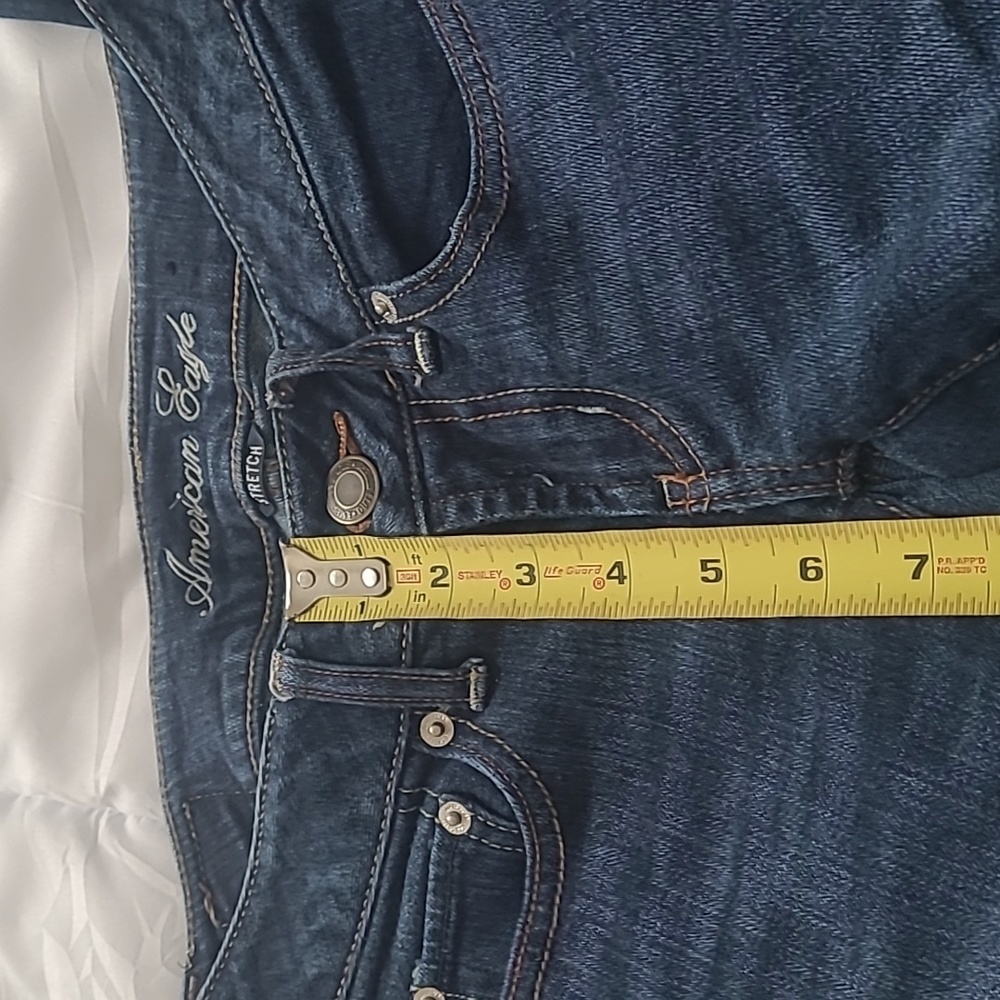 American Eagle Favorite Boyfriend stretch jeans, size 0, like new - Picture 4 of 11